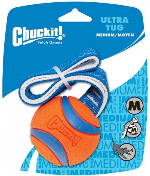 Chuckit! Ultra Tug Mediuml Přetahovadlo s balonkem pro psy 6,5 cm