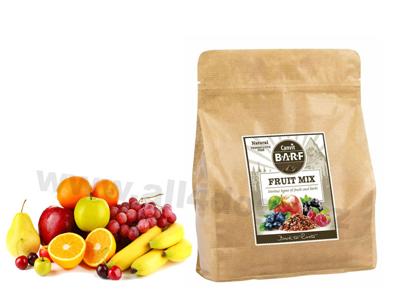 Ovoce pro psy Canvit BARF Fruit Mix Sušené ovoce pro psy 800 g
