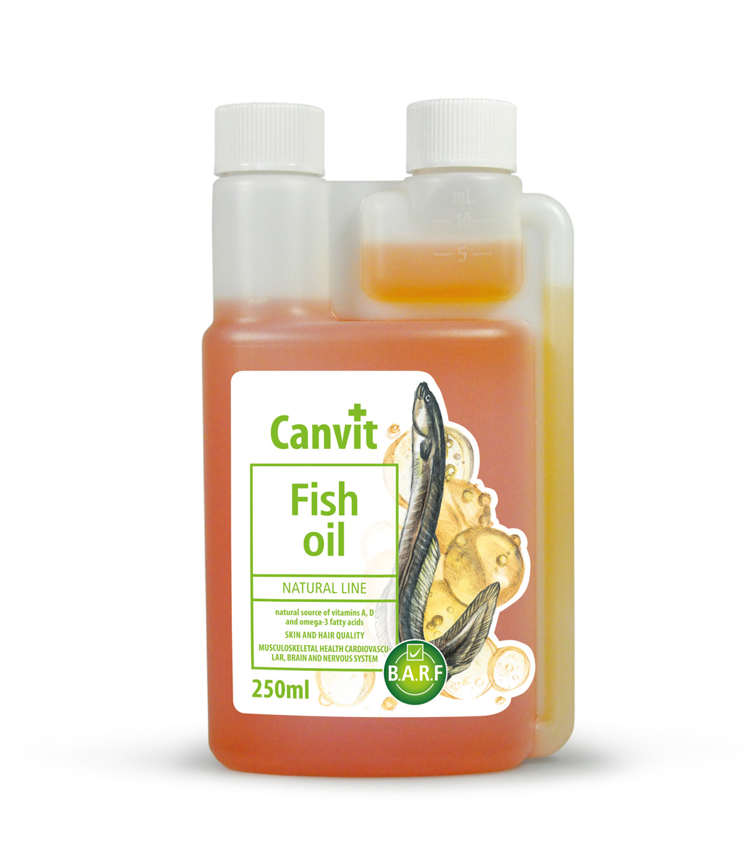 Canvit Fish oil Rybí olej pro kočky 250 ml 