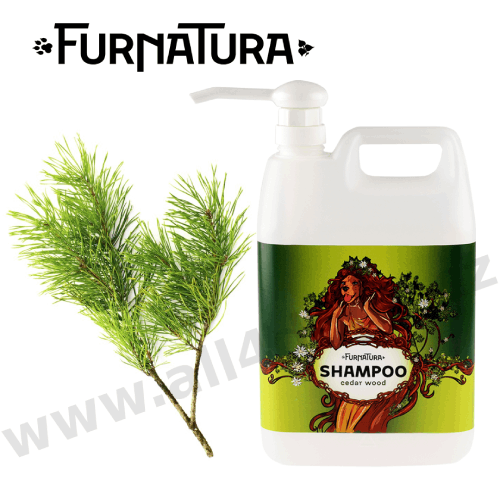 FURNATURA Cedar Wood Shampoo Cedrové dřevo přírodní šampon pro psy 5 L
