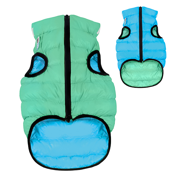 Airy Vest Dog Jacket LUMI Oboustranná svítící zimní bunda pro psy dvě barevné varianty L 65