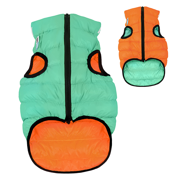 Airy Vest Dog Jacket LUMI Oboustranná svítící zimní bunda pro psy dvě barevné varianty XS 22
