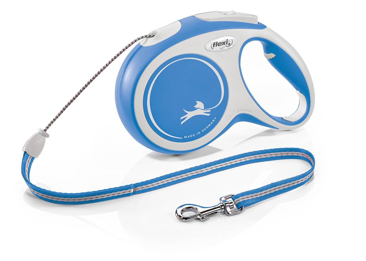 Flexi Comfort New Samonavíjecí vodítko pro psy lanko M 5 M modré 