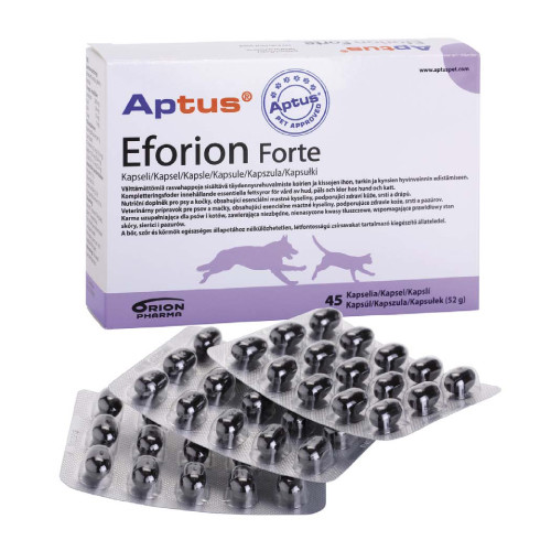 APTUS EFORION Forte kapsle pro psy, vitamíny na srst pro psy 60 tbl 