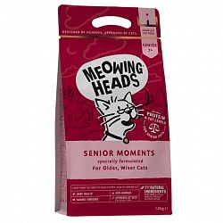 Krmivo pro kočky Meowing Heads Senior Moments 450 g