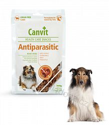 Canvit Snacks Antiparasitic Funkční pamlsky pro psy proti vnitřním parasitům 200 g