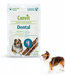 Canvit Snacks Dental Funkční pamlsky pro psy pro podporu zdravých zubů a dásní 200 g 