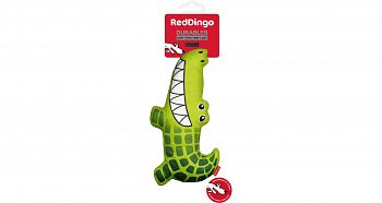 Red Dingo Durables Kyle Krokodýl Odolná hračka pro psy 27,5 cm