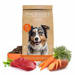 DOG'S LOVE granule pro psy Adult Hovězí NEW 12 kg