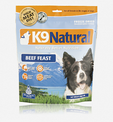 Krmivo pro psy K9 Natural Beef Feast Hovězí 500 g (2 kg) DOČASNĚ NEDOSTUPNÉ!