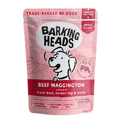 Barking Heads Beef Waggington Wet Kapsička pro psy hovězím masem 300 g 