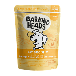 Barking Heads Fat Dog Slim Wet Food Kapsička pro psy s kuřecím masem 300 g 