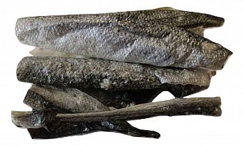 Natureca sušené rybí maso pro psy Sušený losos pro psy, kůže z lososa 150 g 25 - 35 cm