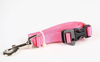 Tazlab Nylonové vodítko pro psy T-Leash Lovers Leap Pink 91-182 cm